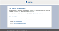 Desktop Screenshot of memphisadmissions.org